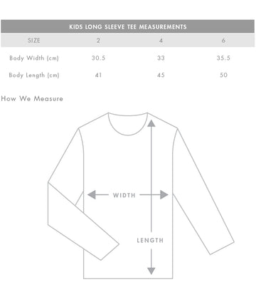 Italia Kids Long Sleeve Tee